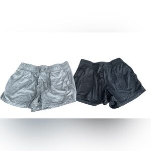 90 Degree Athletic Shorts - Lot of 2 - Womens Size Small - Gray and Black